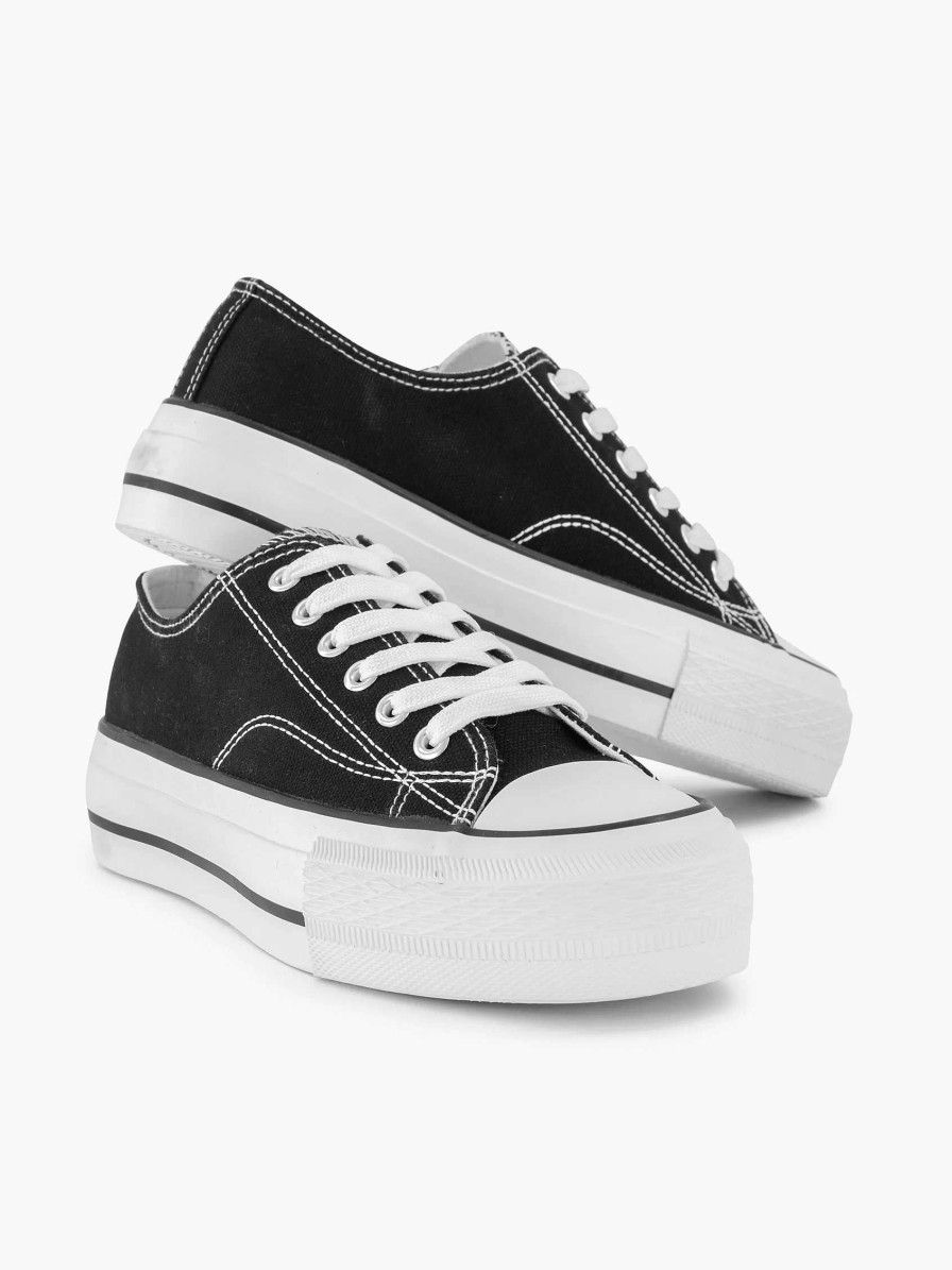 Sneakers | Graceland Black Canvas Sneaker