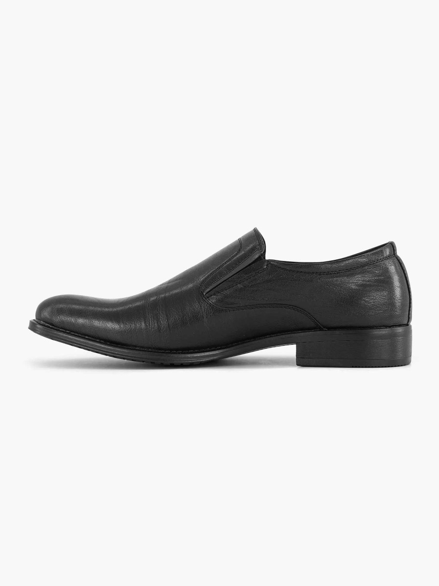 Loafers | AM SHOE Black Slip-On