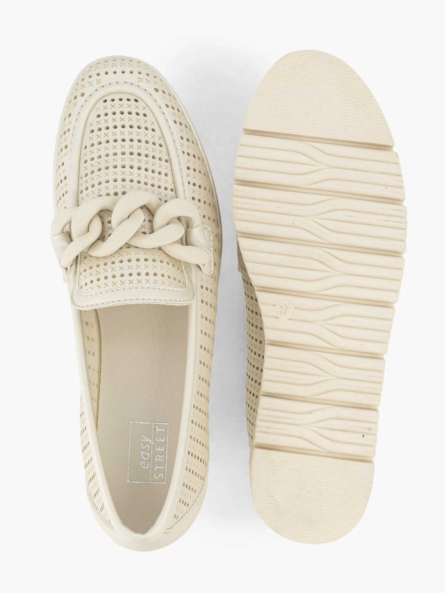 Comfort Shoes | Easy Street Beige Slip-On