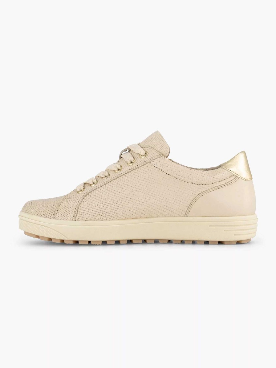 Sneakers | Medicus Beige Leather Sneaker