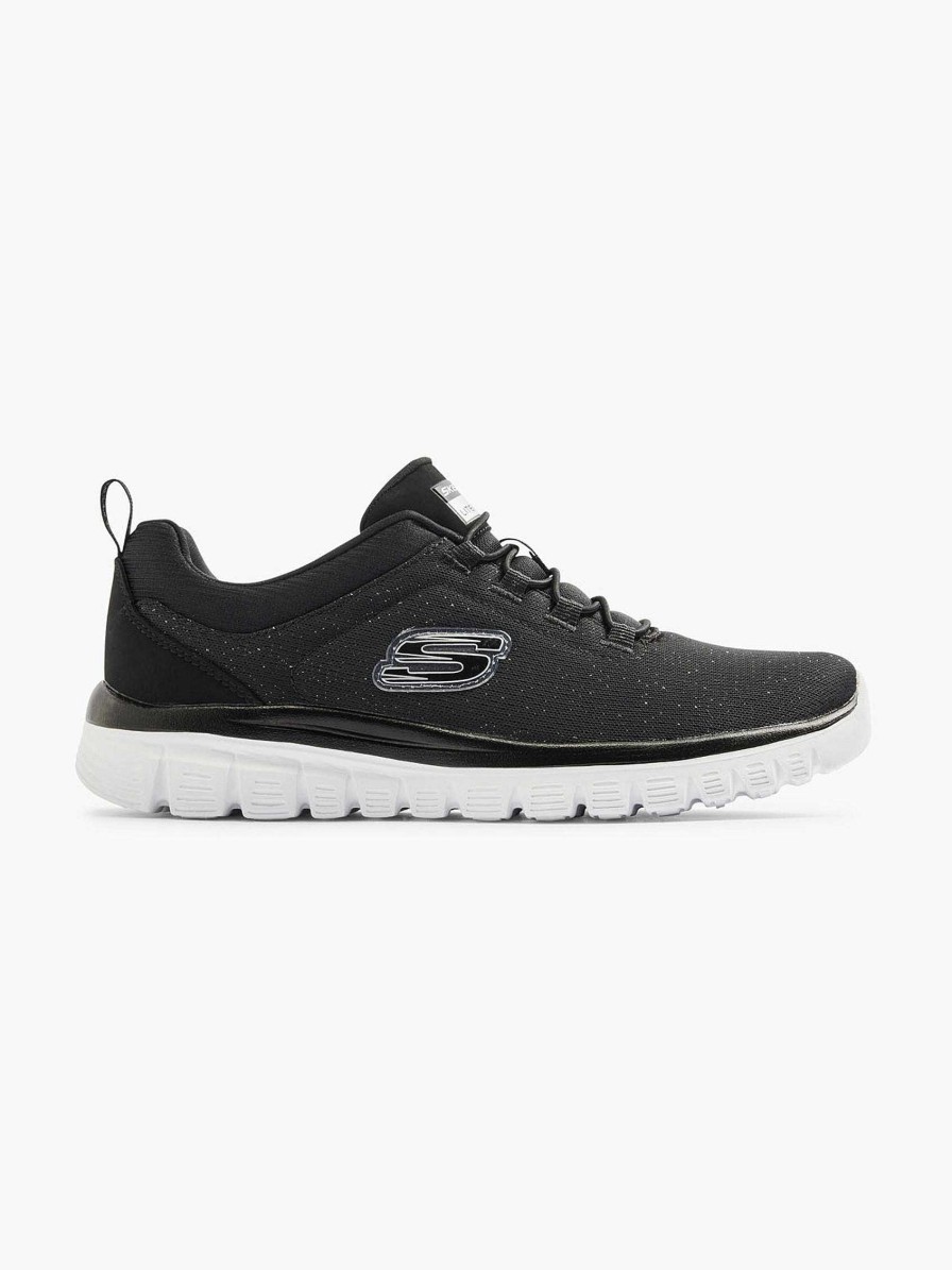 Sneakers | Skechers Black Graceful 2.0 - Sea Sharp