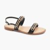 Sandals | Graceland Black Sandal Decorative Necklace