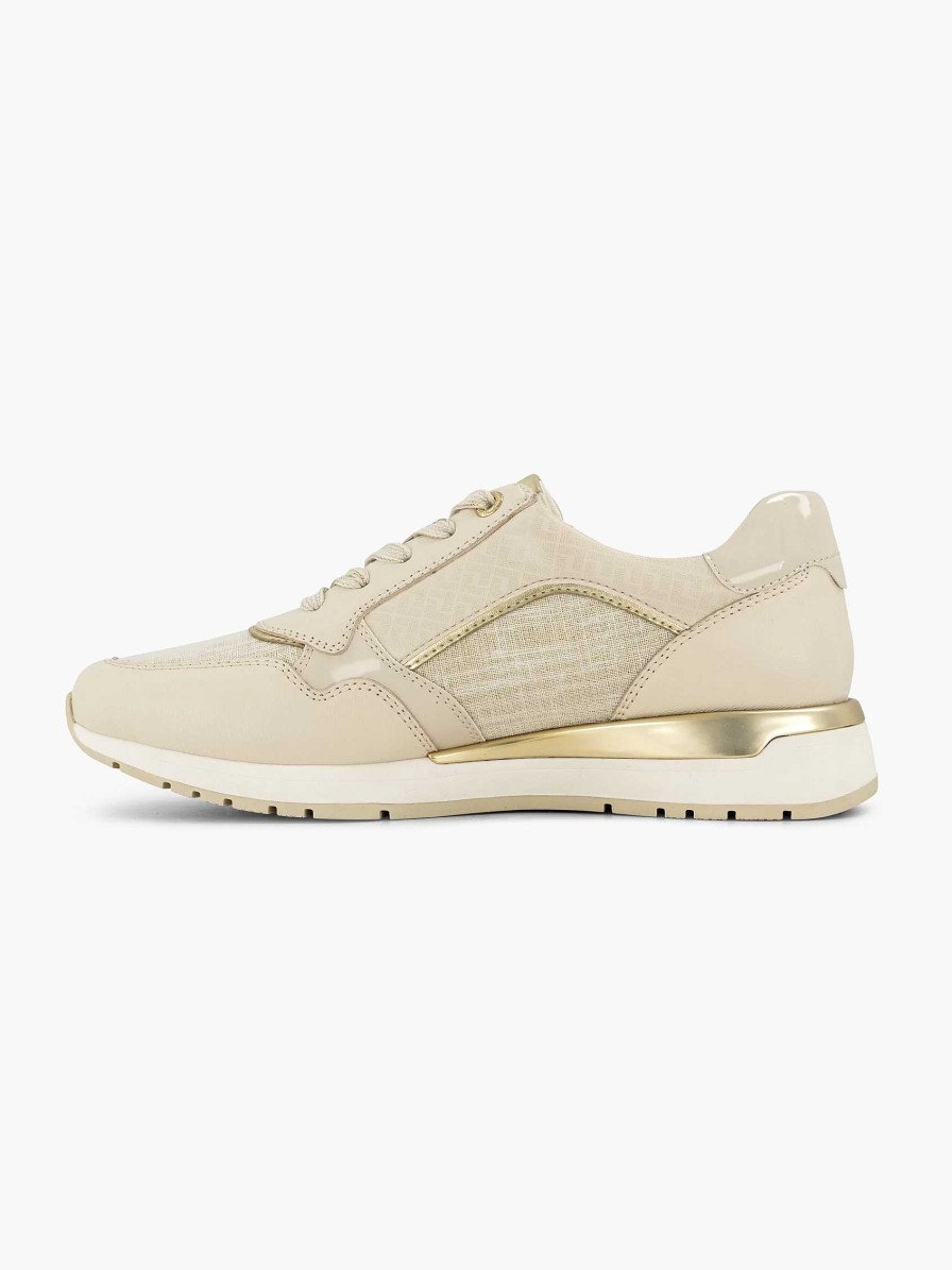 Sneakers | Medicus Beige Leather Comfort Sneaker