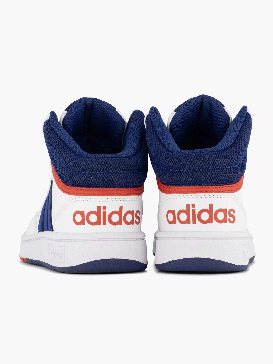 Boys' Shoes | adidas Witte Hoops Mid 3.0 K