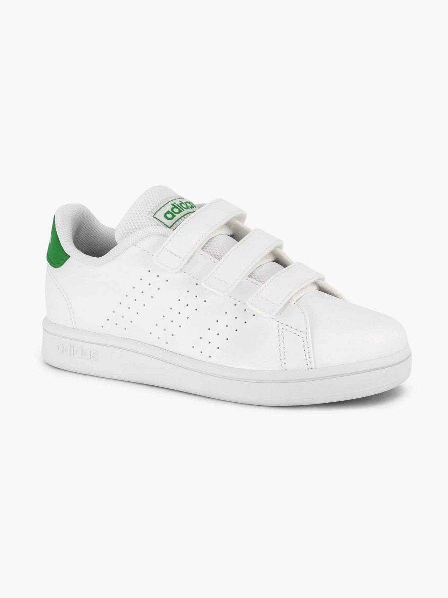 Boys' Shoes | adidas White Advantage Cf C