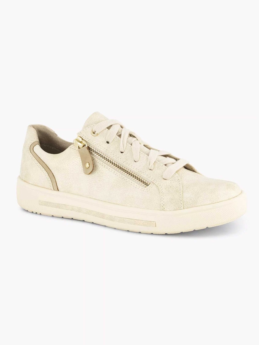 Comfort Shoes | Easy Street Beige Comfort Sneaker