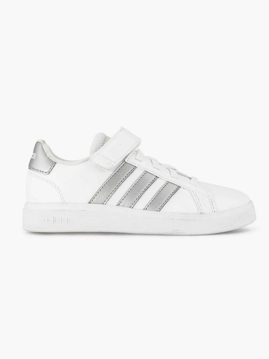 Boys' Shoes | adidas Silver Grand Court 2.0 El K