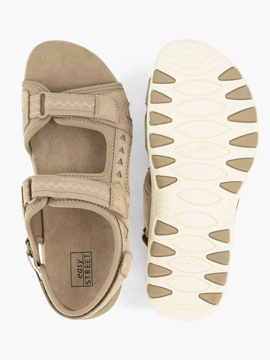 Comfort Shoes | Easy Street Beige Comfort Sandal