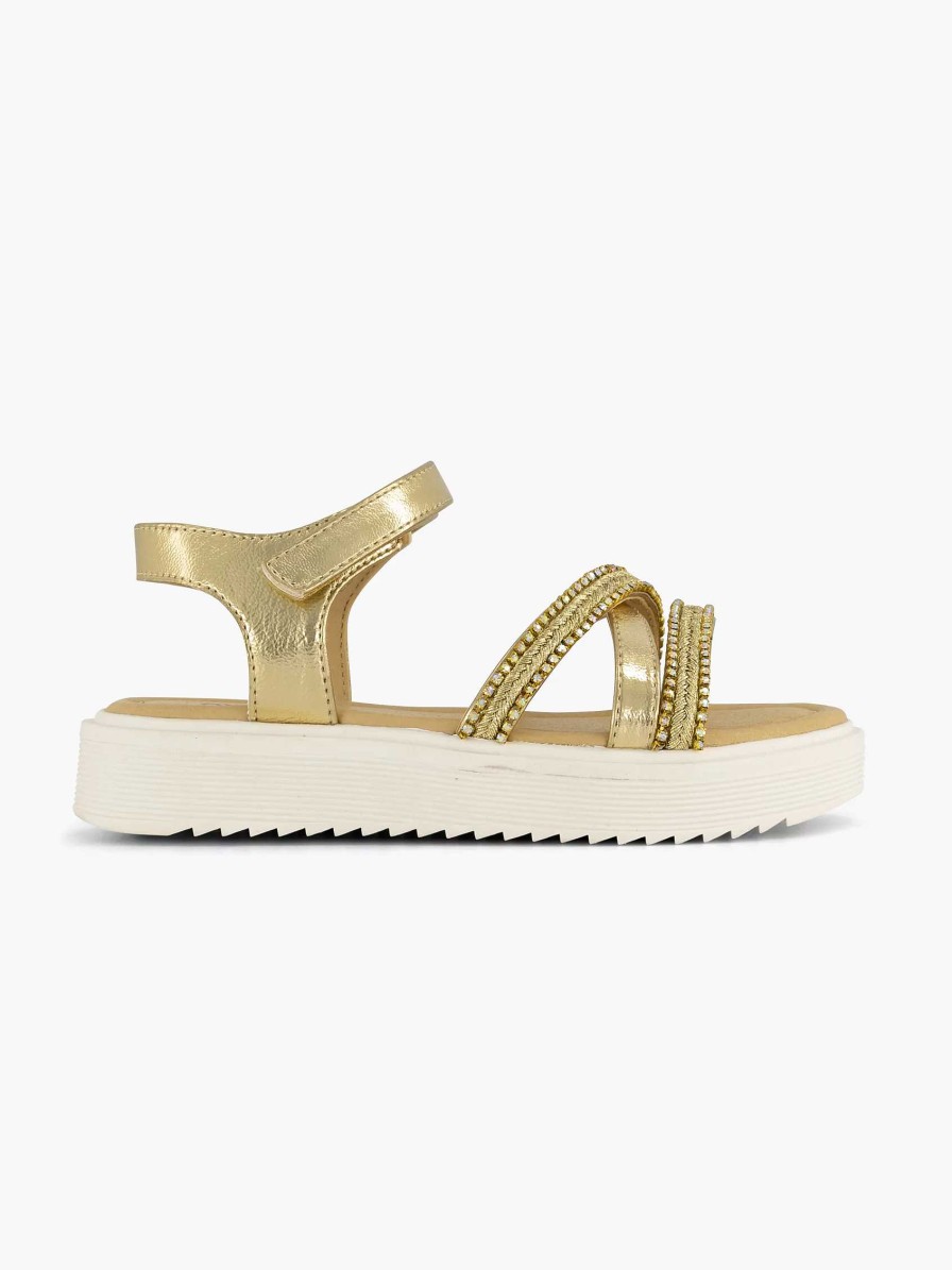 Boys' Shoes | Oxmox Gold Platform Sandal