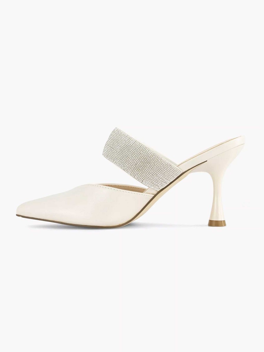 Pumps | Graceland White Pump Stones