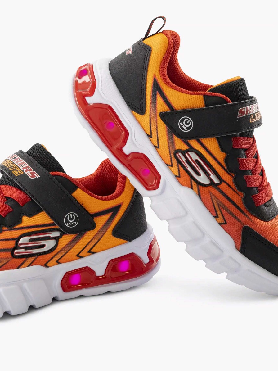 Boys' Shoes | Skechers Orange Sneaker Lights