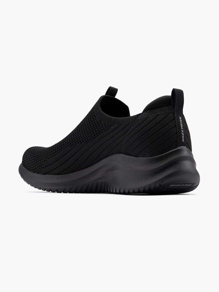 Sneakers | Skechers Black Slip-On Memory Foam