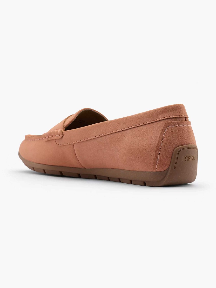 Loafers | Esprit Pink Slip-On