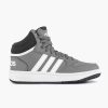 Boys' Shoes | adidas Gray Hoops Mid 3.0 K