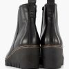 Ankle Boots & Boots | 5th Avenue Black Leather Wedge Heel Ankle Boot