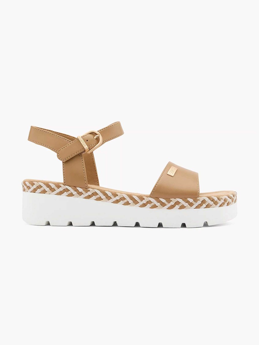 Sandals | Esprit Cognac Platform Sandal