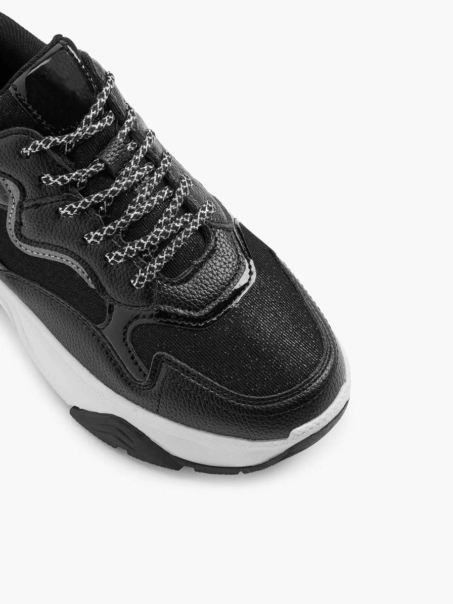 Sneakers | Oxmox Black Chunky Sneaker