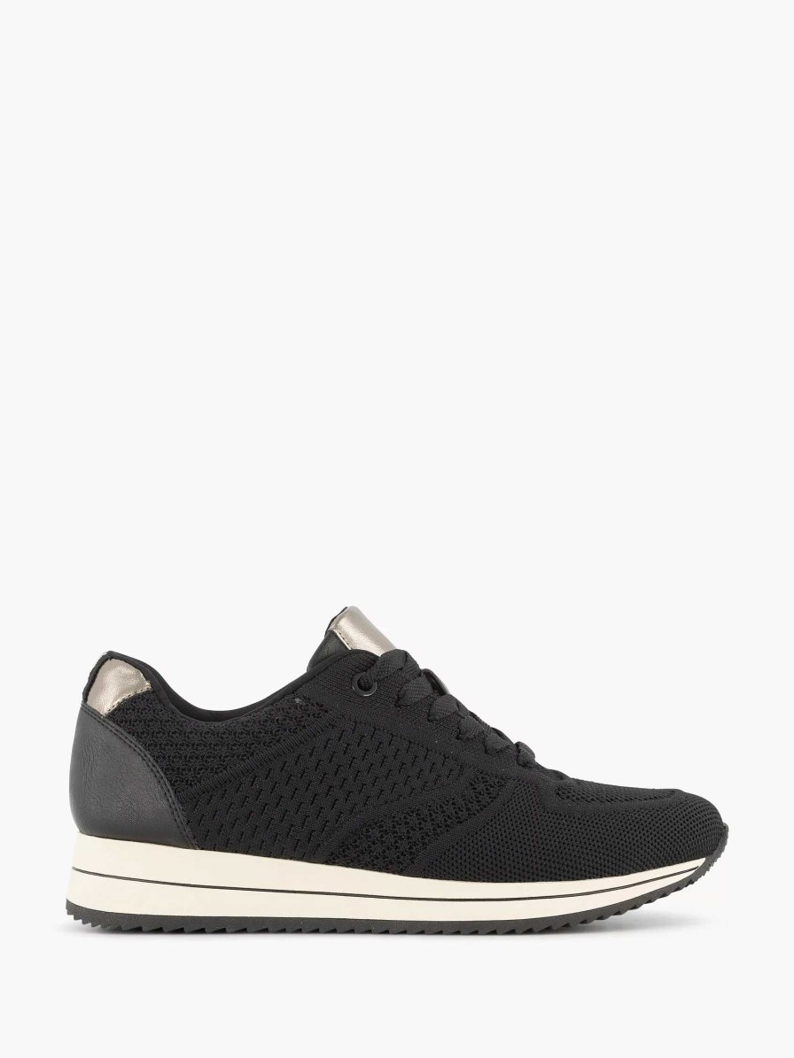 Sneakers | Medicus Black Comfort Sneaker Knitted