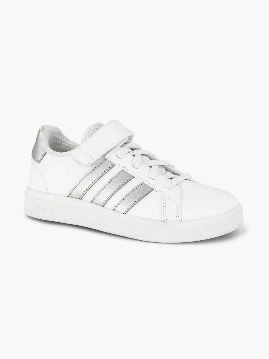 Boys' Shoes | adidas Silver Grand Court 2.0 El K