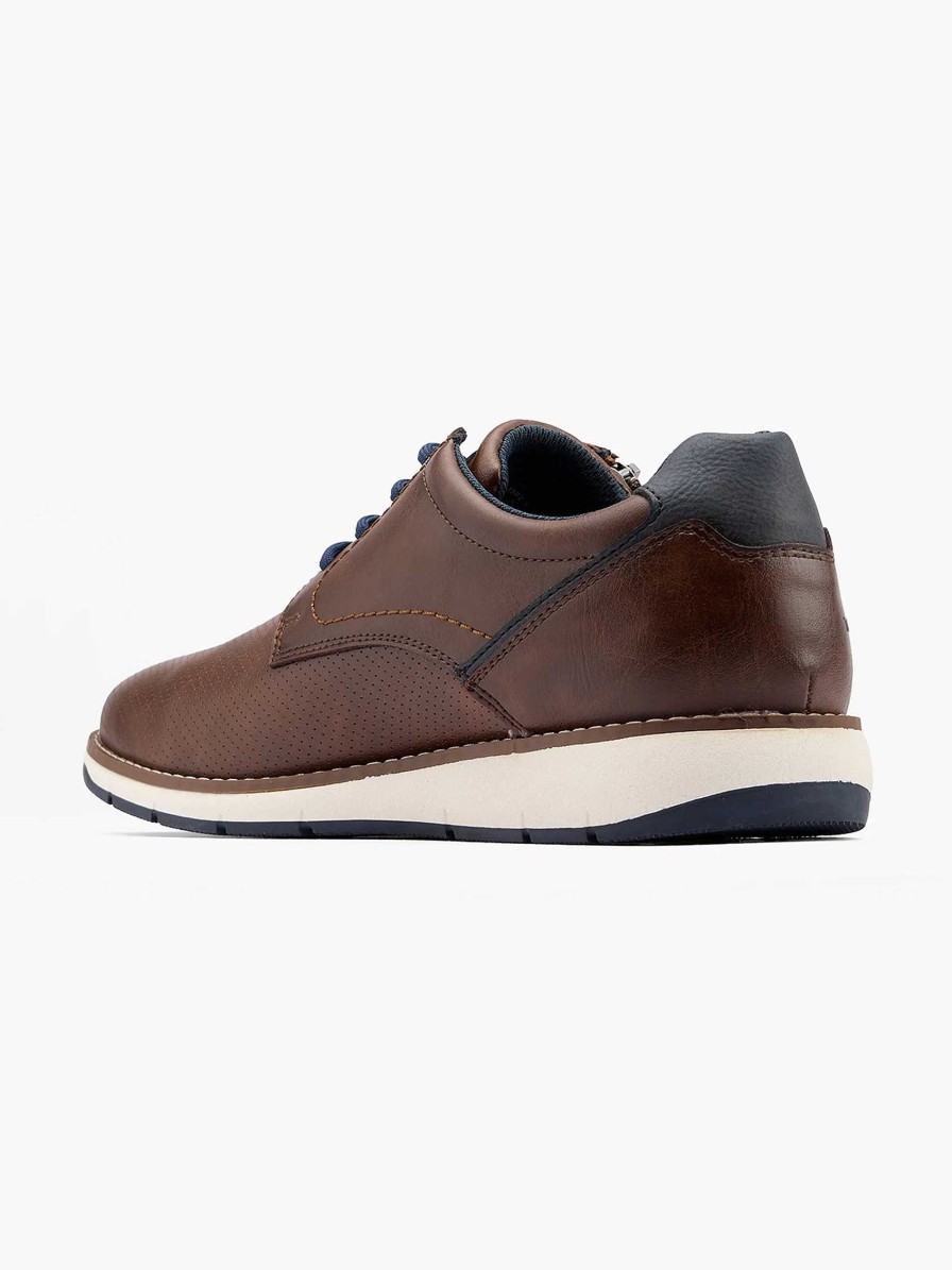 Sneakers | TOM TAILOR Brown Leather Sneaker