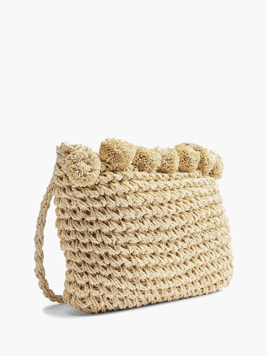 Online Exclusive Accessories | Graceland Beige Wicker Shoulder Bag