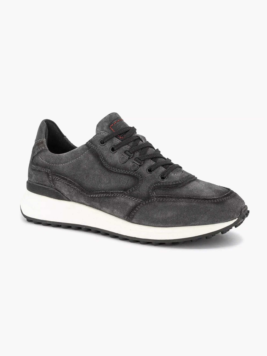 Sneakers | Oxmox Gray Leather Sneaker