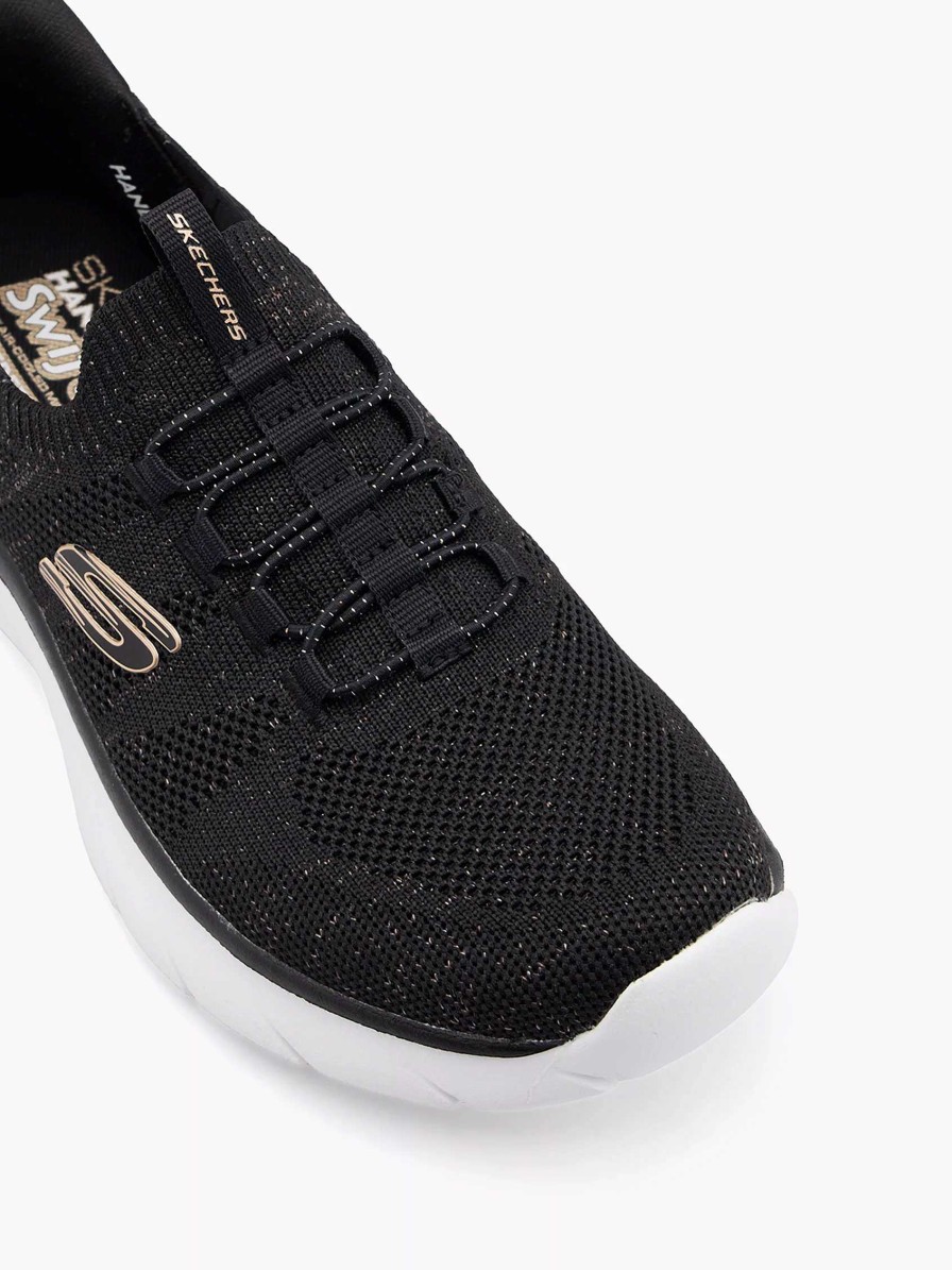 Sneakers | Skechers Black Sneaker Swift Fit - Hands Free