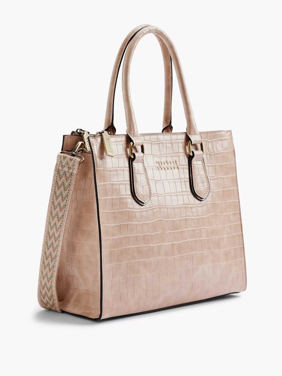 Online Exclusive Accessories | Michael Shannon Beige Handbag