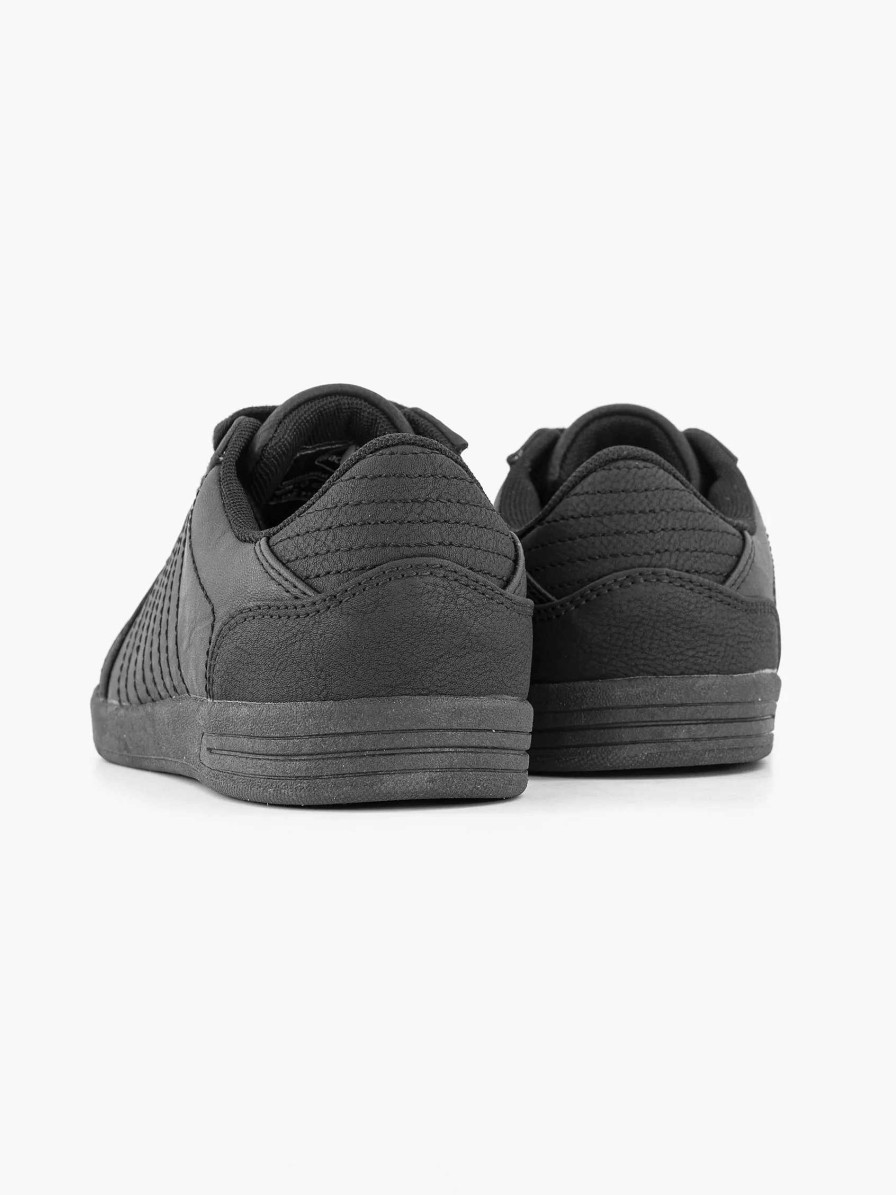 Sneakers | Graceland Black Sneaker Stitching