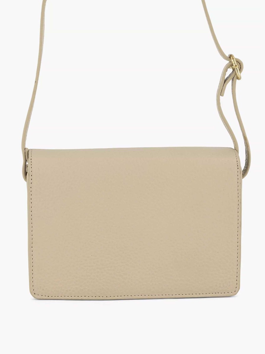 Bags | 5th Avenue Beige Leather Shoulder Bag