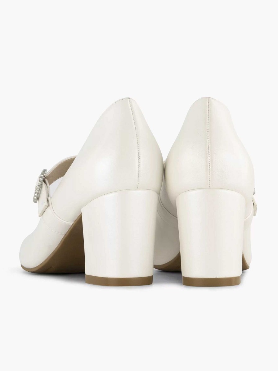 Pumps | Graceland Beige Pump Buckle