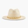 Online Exclusive Accessories | Graceland Beige Wicker Beach Hat