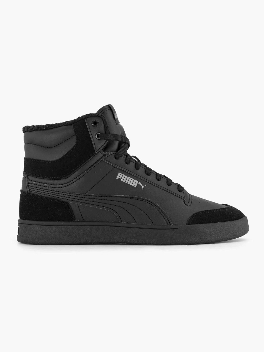 Sneakers | Puma Black Puma Shuffle Mid Fur