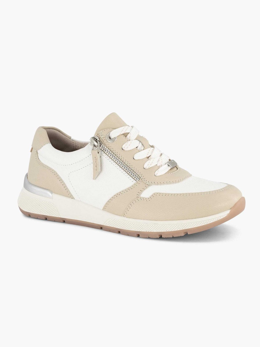 Comfort Shoes | Medicus White Leather Comfort Sneaker