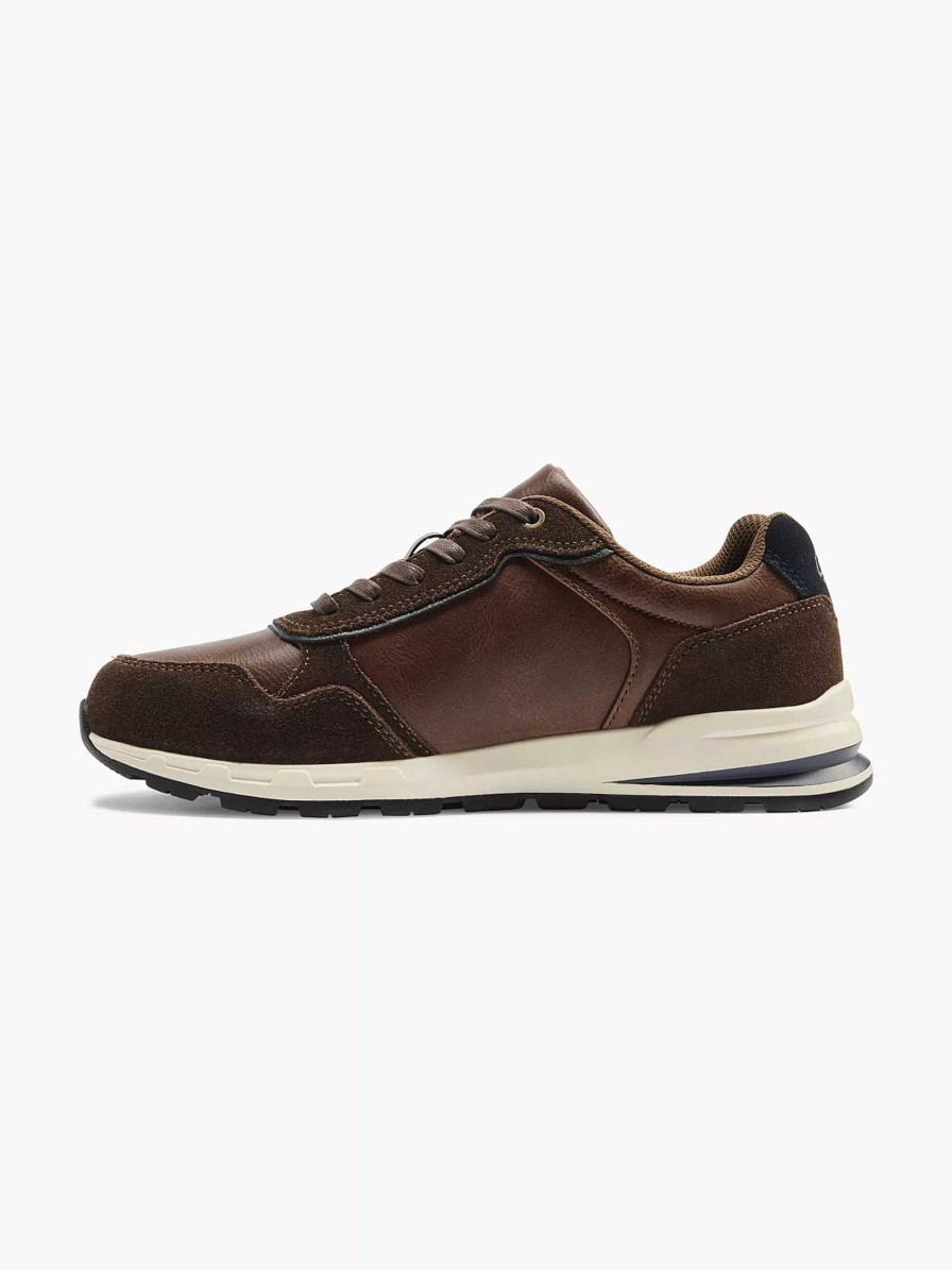 Sneakers | Gallus Brown Suede Sneaker