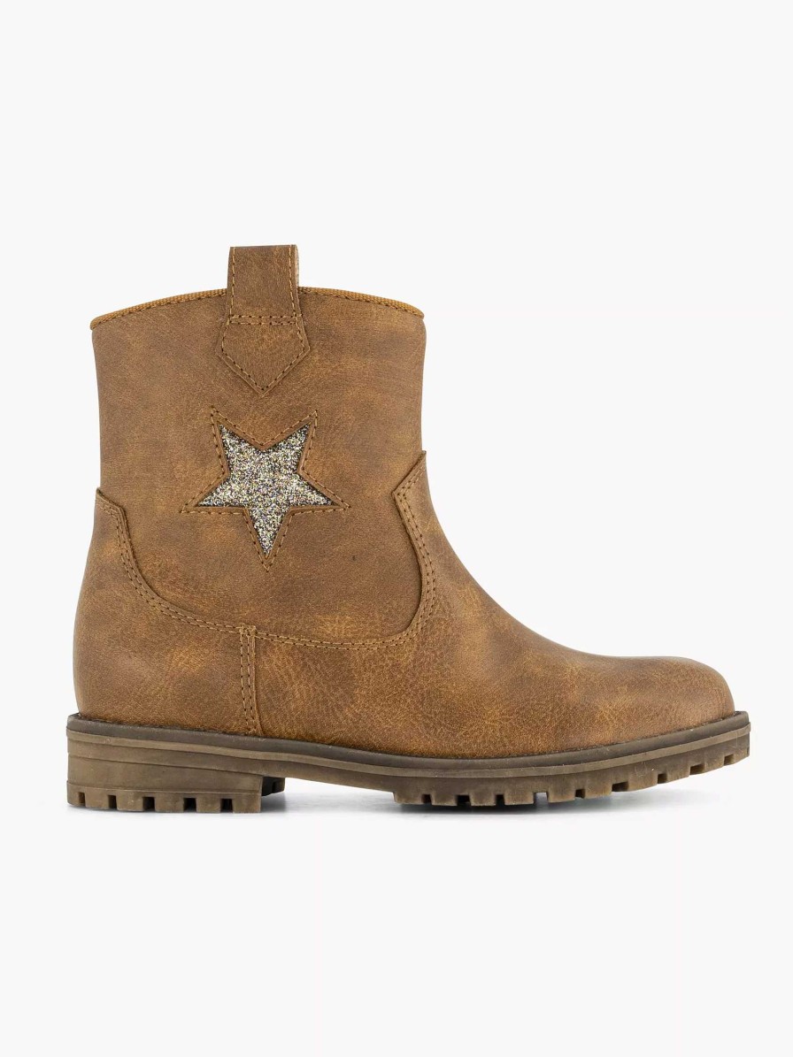 Boys' Shoes | Graceland Brown Ankle Boots Star