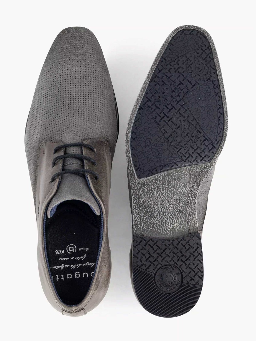 Dress Shoes | Bugatti Gray Morino Eco